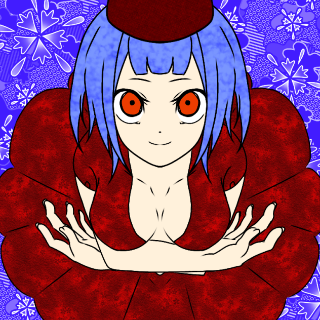 紅いドレス