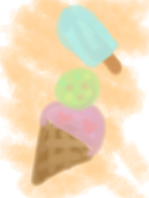 冷たいアイスはいかが？