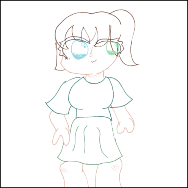 my sketch, my line art