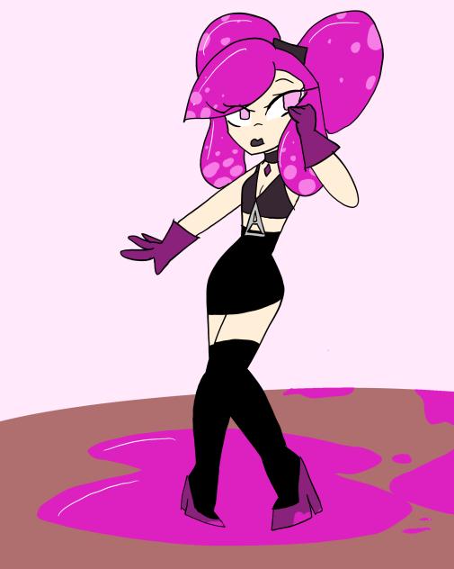 Re draw of my squid oc