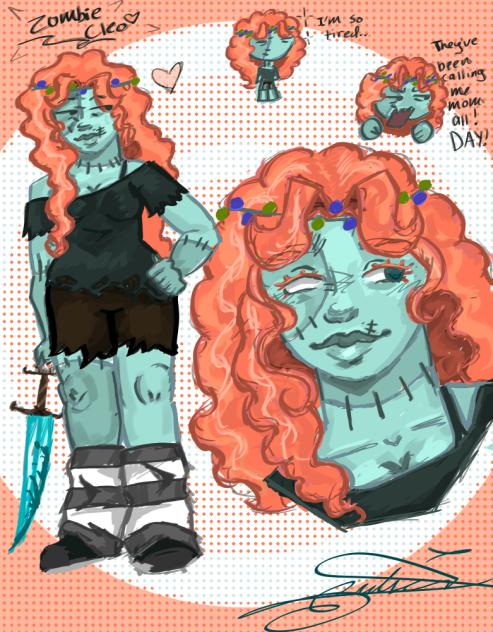 Zombie Cleo - ibisPaint