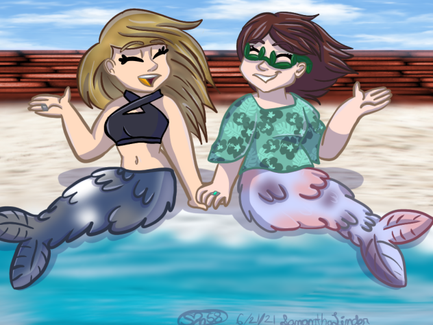 Now There's Two Mermaid Friens