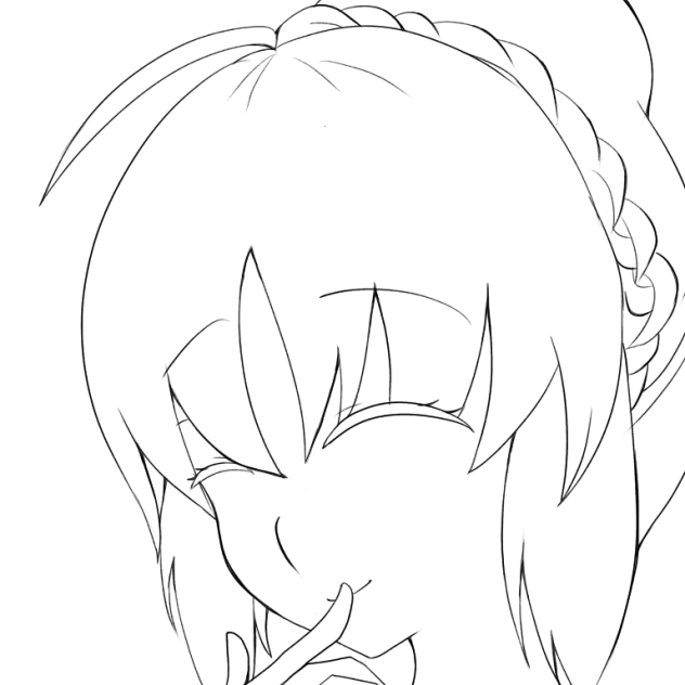 FGO セイバー 線画