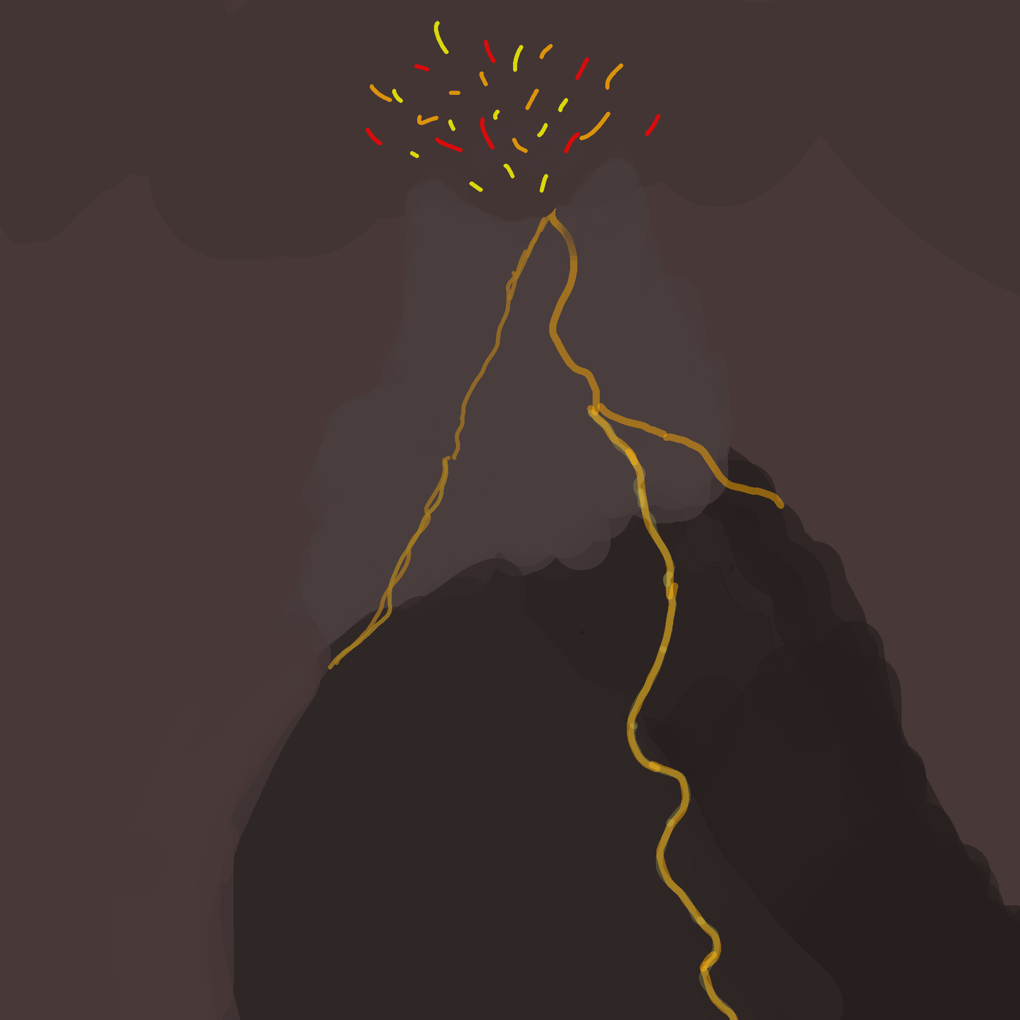 volcano - ibisPaint