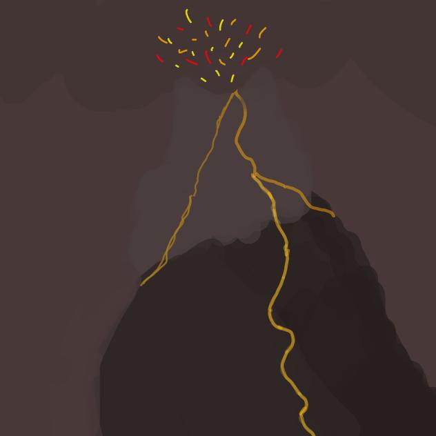 volcano - ibisPaint