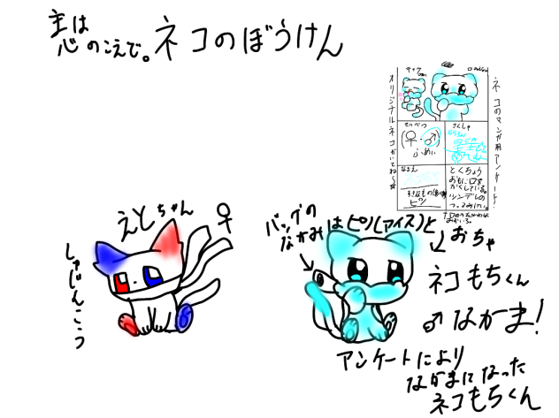 ネコの冒険人物紹介！