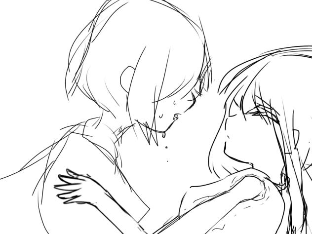 抑えられない感情(色塗る前)