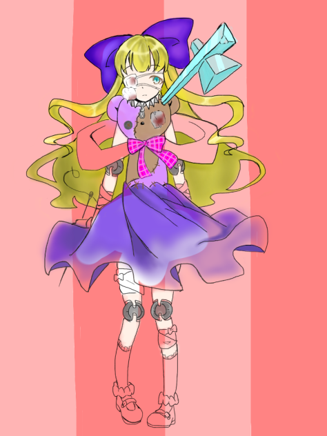 お人形さん集まれ 途中＋背景