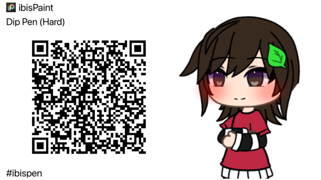 Brush QR code to make eyebrows gachas!!