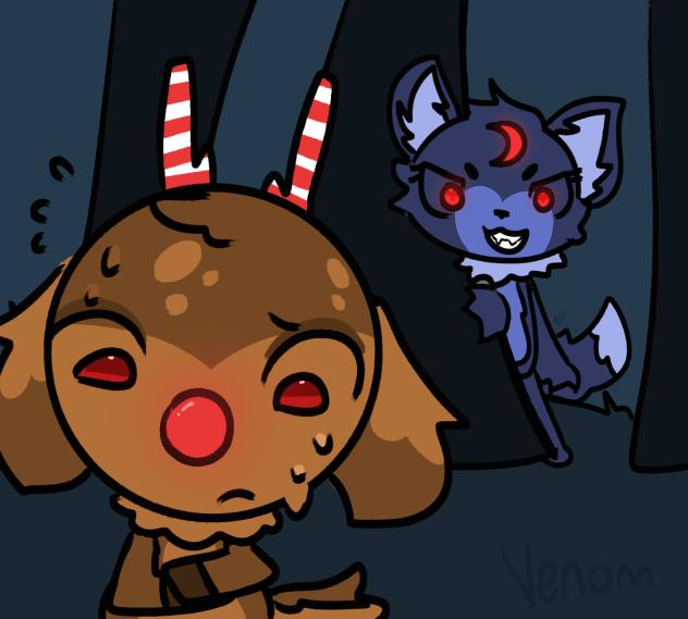 Midnight hunting 🐺 🦌 🩸