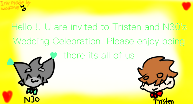 Wedding invitation