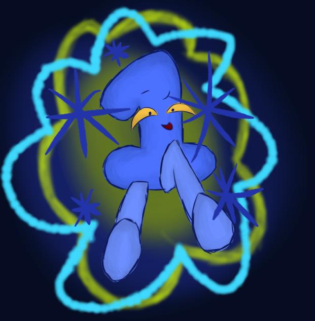 random doodle of One in tpot 19🌙💙