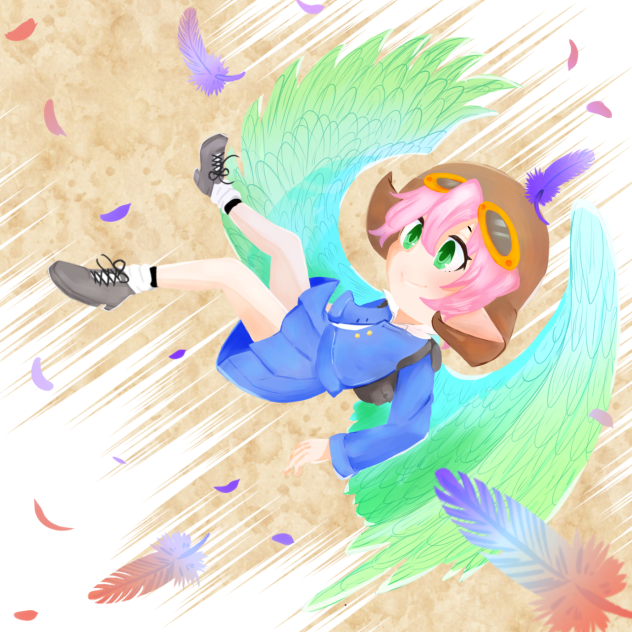 線画お借りして塗り絵7