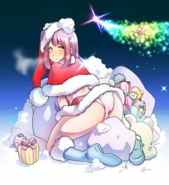 聖なる夜⋯トナカイに振り落とされました。