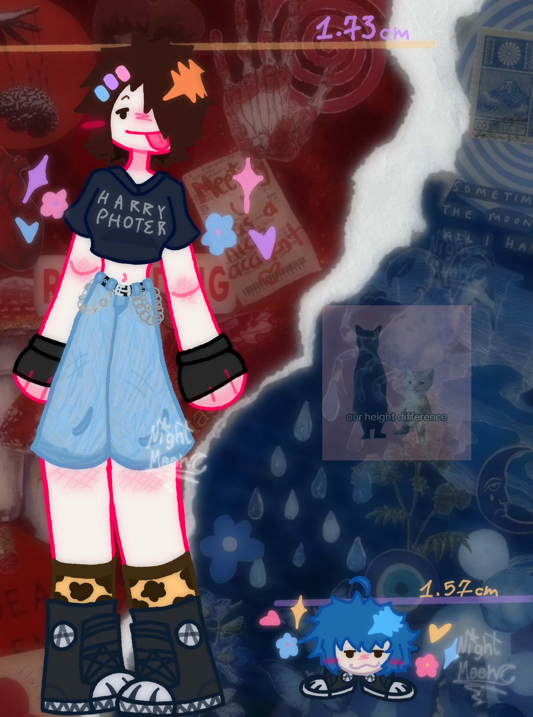 our small height difference - ibisPaint