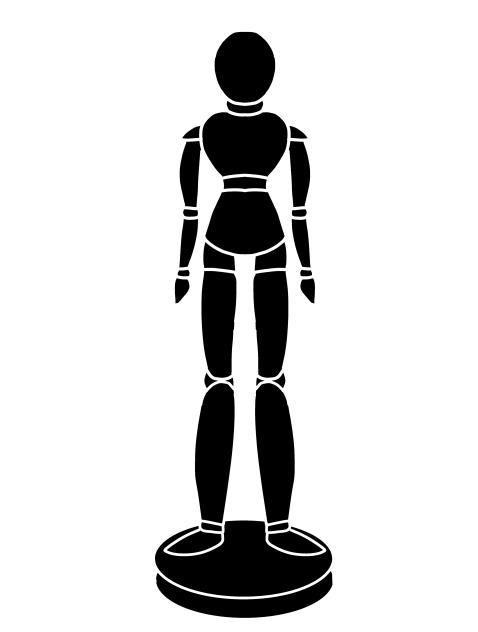 Wooden anatomy icon