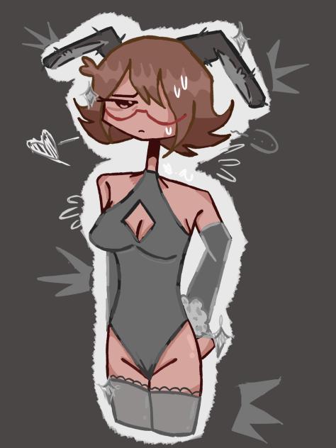 BLACK RABBIT GIRL🐰🖤