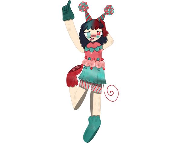 CUTE CLOWN GIRL!!
