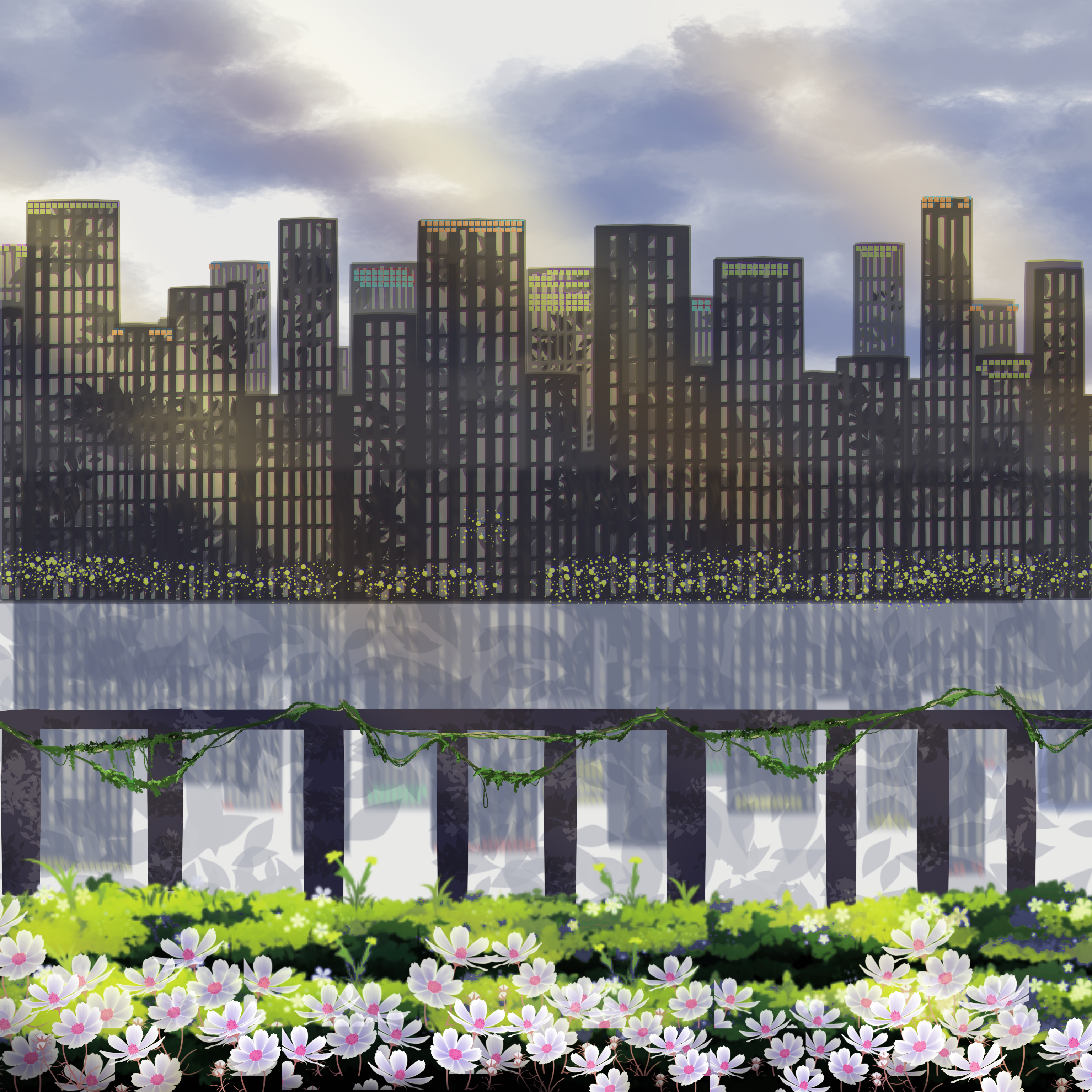 Flower path - ibisPaint