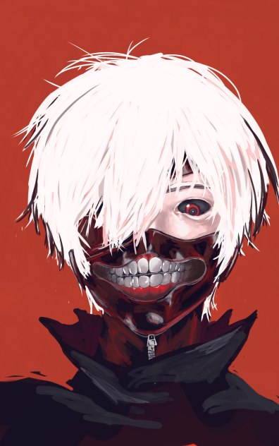 東京グール 金木くん厚塗り - ibisPaint
