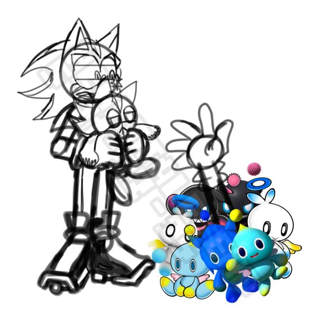 SHADOW!! HELP SONIC!! STOP WATCHING!!!