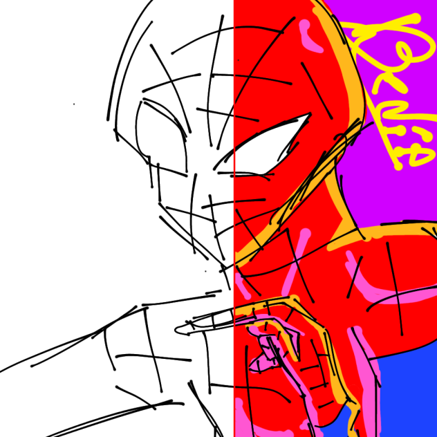 スパイダーマン合作！