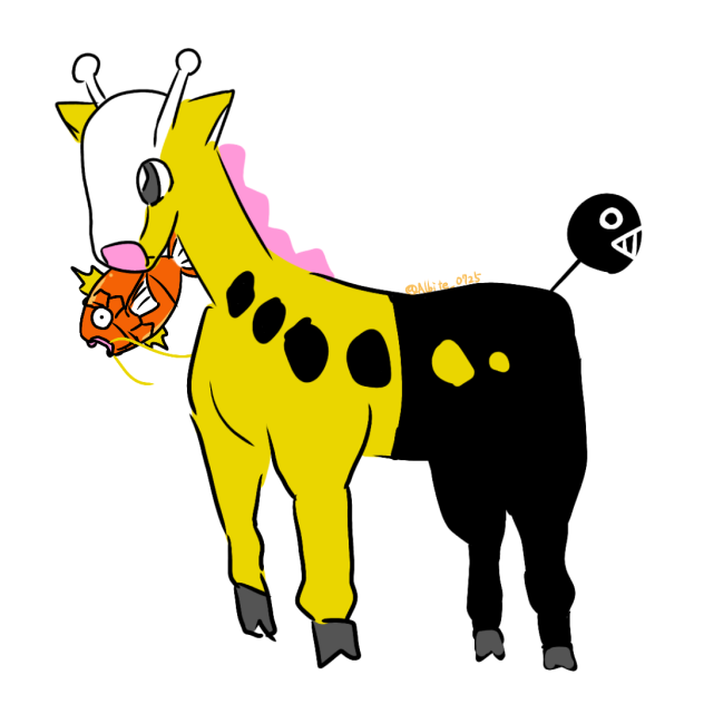 うろ覚絵キリンリキの再挑戦(カンニングしました)