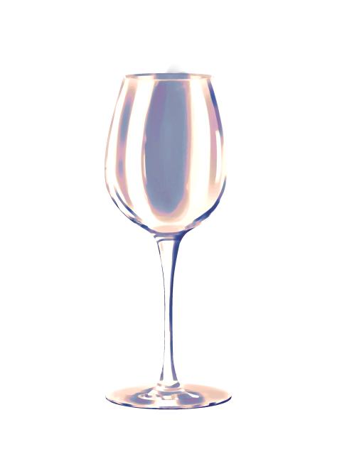 Wine glass empty
