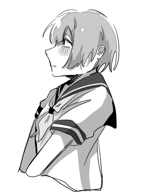 横顔