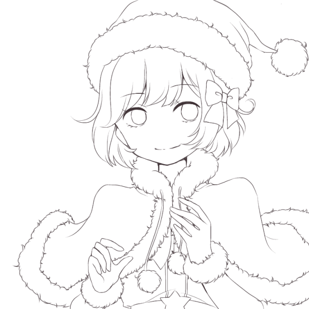 ぬりえ(❄メリークリスマス❄)