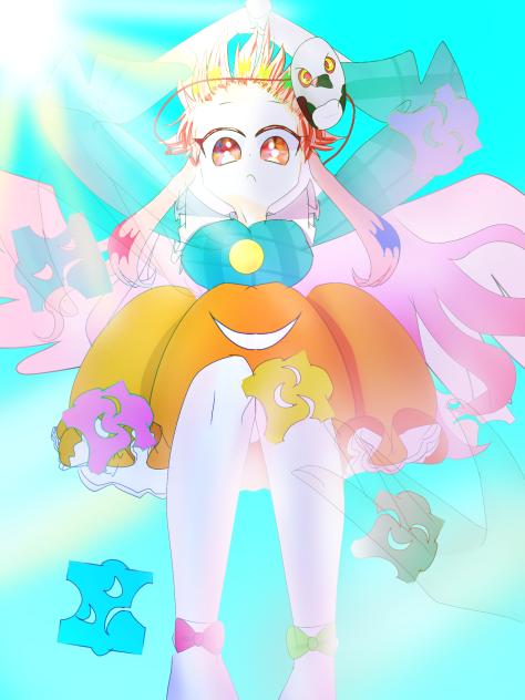 翼を広げて