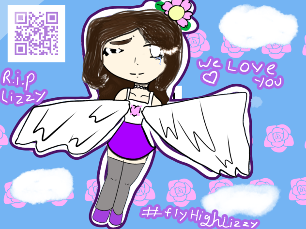 Here lies Lizzy winkle fan art we love u