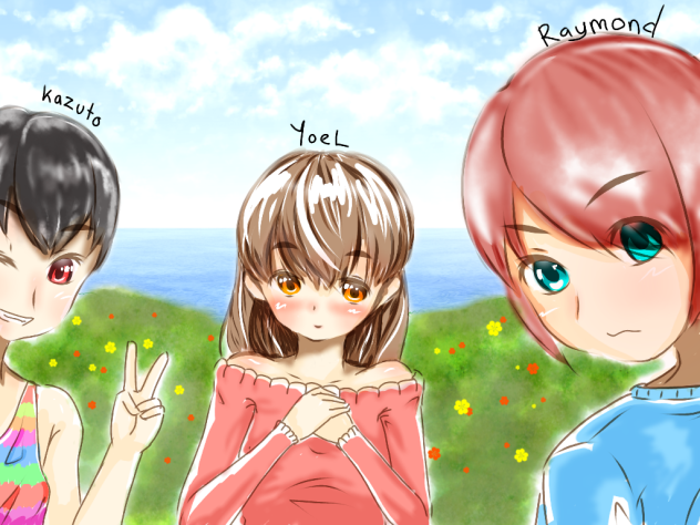 Kazuto, Yoel, Raymond - ibisPaint