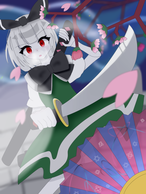 妖夢(本気絵)
