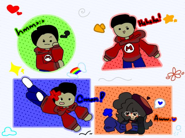 Doodles of Roku (and me)