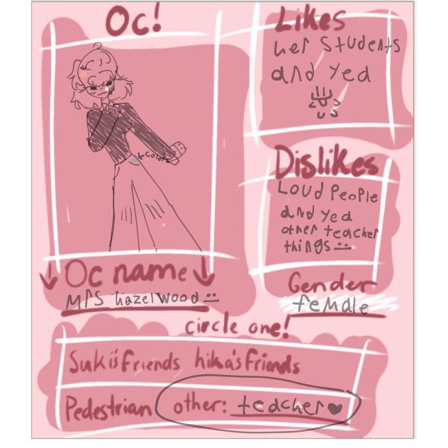 Teacher oc for Vml
