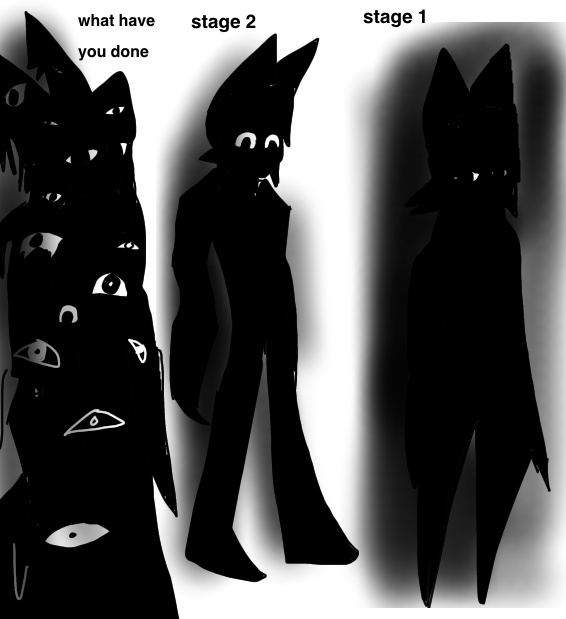 drawing abomination of my oc