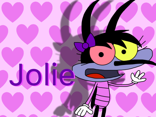 Jolie in Oggy and The Cockroaches Intro