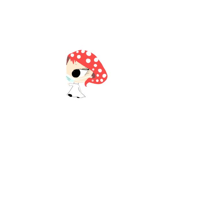Cute Mushroom Girl