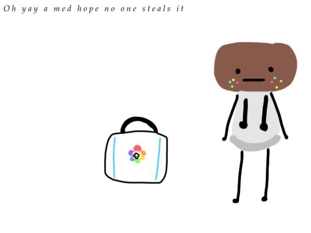 When someone takes a heal