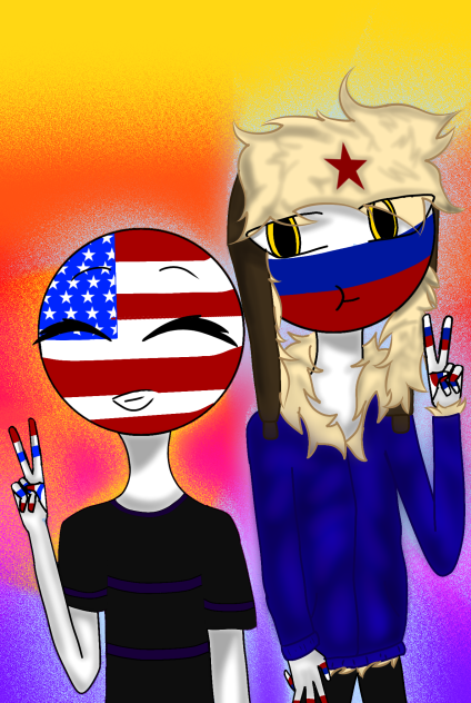 Russia and American - ibisPaint