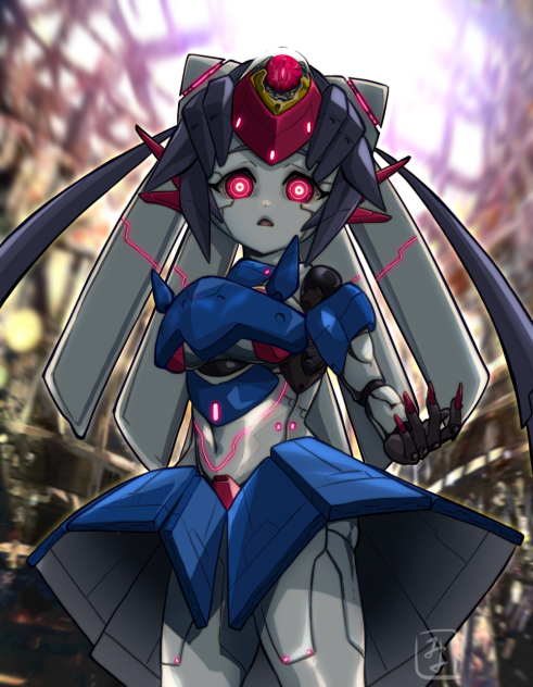 ロボ娘 廃墟とロボ娘 - ibisPaint