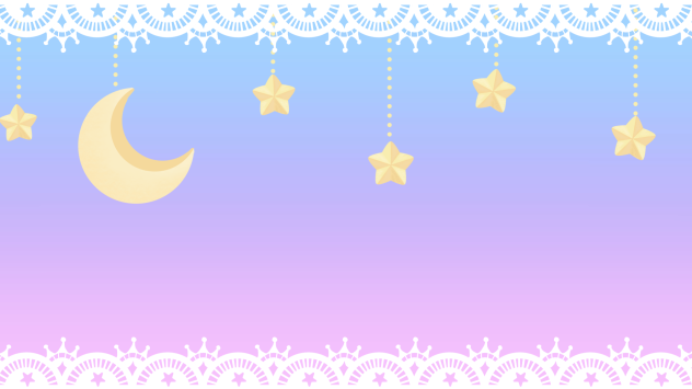 背景(レースと星と月)