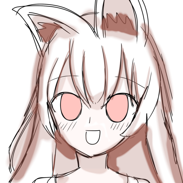 Anime brown wolf girl