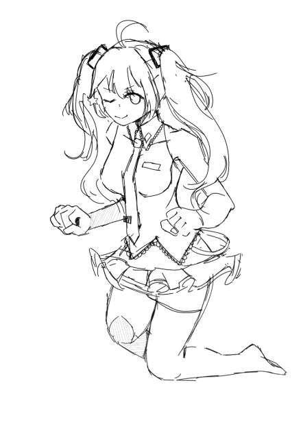 Hatsune Miku Sketch