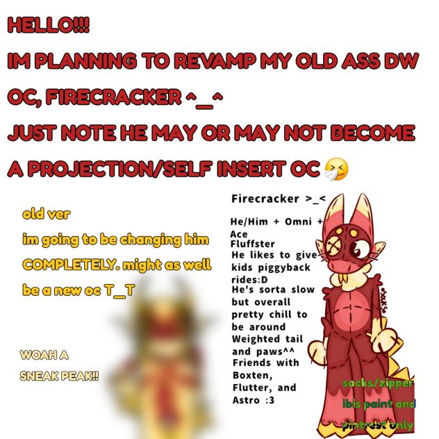 ANNOUNCEMENT ON MY OC