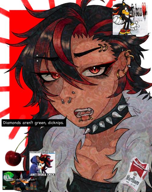 Diamonds aren’t green, dicknips.