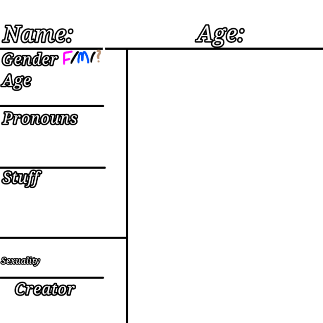 We Are The Elements Sign Up Sheet