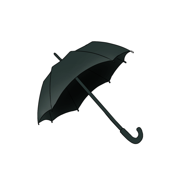 Black Umbrella (4) ibisPaint