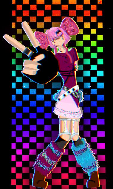 scene girl OC you can use or somethin